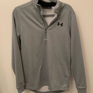 New grey Under Armour 1/4 zip